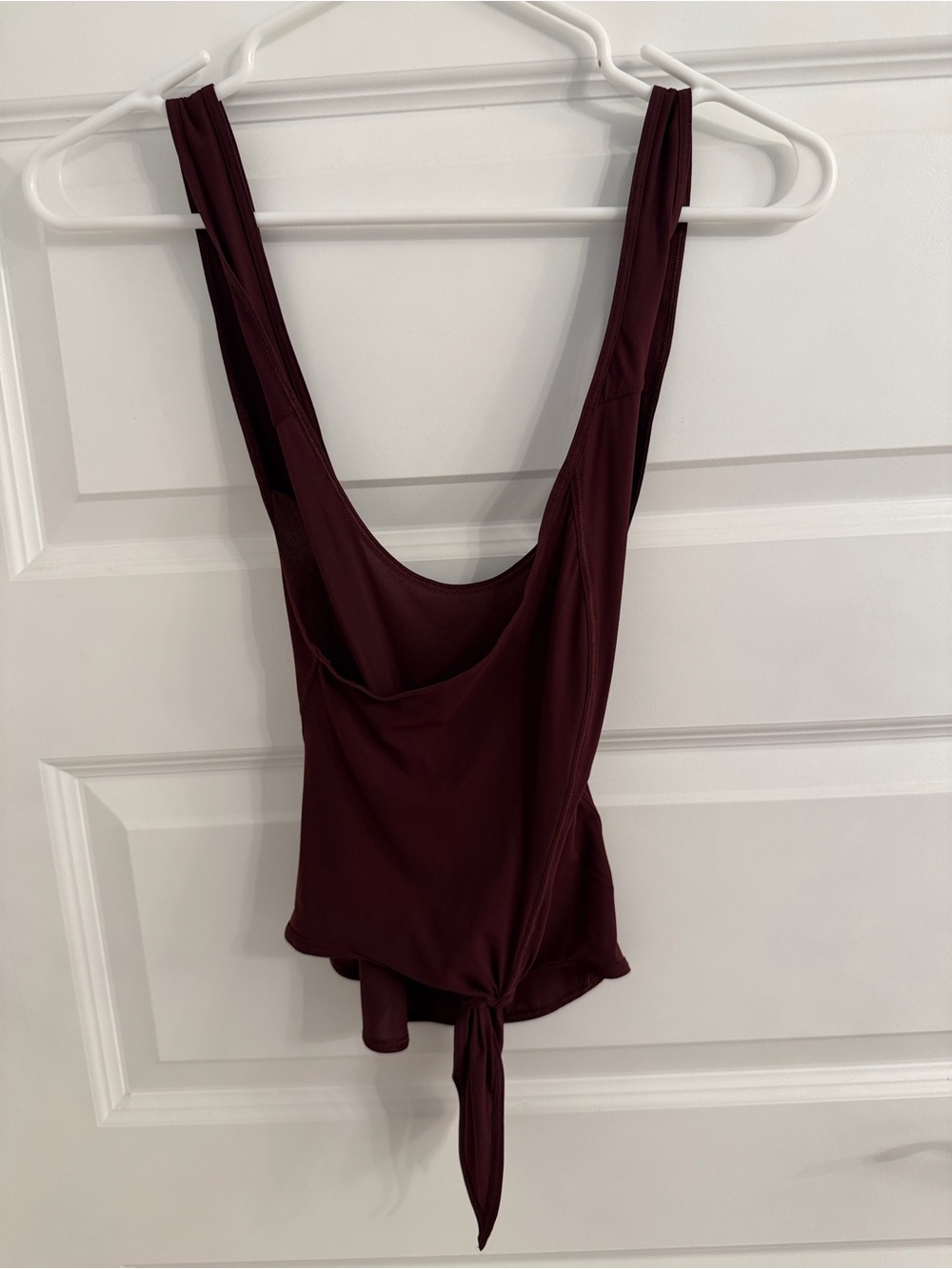 Lululemon Sleeveless Tie-Front Tank Top - Burgundy